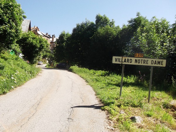 A l'entrée de Villard-Notre-Dame.